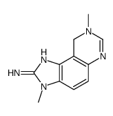 3,8-dimethyl-9H-imidazo[4,5-f]quinazolin-2-amine结构式