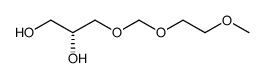 (2R)-3-(2-Methoxyethoxymethoxy)propane-1,2-diol Structure
