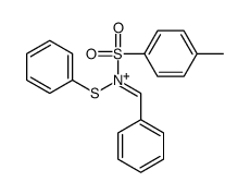 benzylidene-(4-methylphenyl)sulfonyl-phenylsulfanylazanium结构式