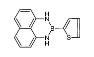 2-(Thiophen-2-yl)-2,3-dihydro-1H-naphtho-[1,8-de][1,3,2]diazaborinine结构式