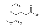 2-(2-ethoxycarbonyl-3,6-dihydro-2H-thiopyran-3-yl)acetic acid Structure