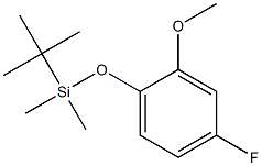 tert-butyl(4-fluoro-2-methoxyphenoxy)dimethylsilane Structure