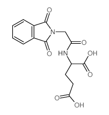 L-Glutamic acid,N-[(1,3-dihydro-1,3-dioxo-2H-isoindol-2-yl)acetyl]- (9CI) Structure