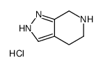 4,5,6,7-tetrahydro-1H-pyrazolo[3,4-c]pyridine hydrochloride Structure