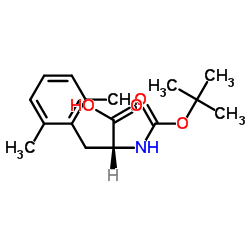 Boc-2,6-Dimethy-D-Phenylalanine structure