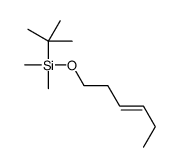 tert-butyl-hex-3-enoxy-dimethylsilane结构式