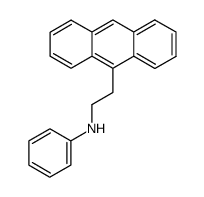 9-(2-anilinoethyl)anthracene结构式