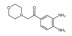 1-(3,4-diaminophenyl)-2-morpholino-ethanone结构式