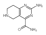 2-Amino-5,6,7,8-tetrahydropyrido[4,3-d]pyrimidine-4-carboxamide structure