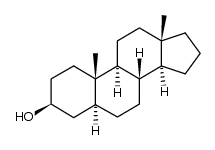 Androstan-3-ol Structure