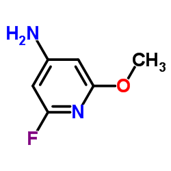 2-氟-6-甲氧基吡啶-4-胺结构式