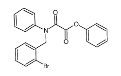 phenyl 2-((2-bromobenzyl)(phenyl)amino)-2-oxoacetate Structure