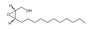 (2R,3S)-2,3-epoxytetradecan-1-ol结构式
