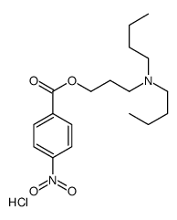 N,N-DI-N-BUTYL-N-3-[4-(NITROBENZOYLOXY)PROPYL]AMMONIUM CHLORIDE Structure