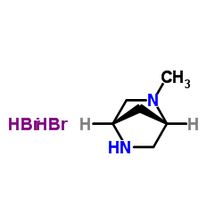 (1S,4S)-2-Methyl-2,5-diazabicyclo[2.2.1]heptanedihydrobromide structure