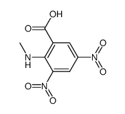 2-methylamino-3,5-dinitro-benzoic acid结构式