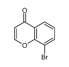 4H-1-Benzopyran-4-one, 8-bromo- structure