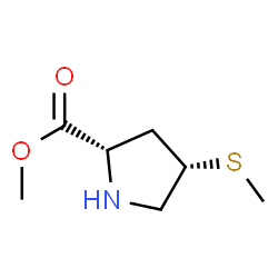 L-Proline, 4-(methylthio)-, methyl ester, cis- (9CI) structure