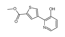 methyl 4-(3-hydroxypyridin-2-yl)thiophene-2-carboxylate Structure