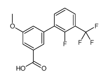 3-[2-fluoro-3-(trifluoromethyl)phenyl]-5-methoxybenzoic acid结构式