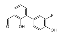 3-(3-fluoro-4-hydroxyphenyl)-2-hydroxybenzaldehyde Structure