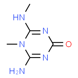 1,3,5-Triazin-2(5H)-one,4-amino-5-methyl-6-(methylamino)-(9CI) Structure