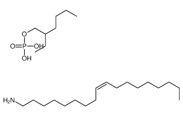 2-Ethylhexylphosphoric acid oleylamine salt结构式