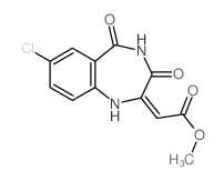 methyl (2E)-2-(9-chloro-4,6-dioxo-2,5-diazabicyclo[5.4.0]undeca-8,10,12-trien-3-ylidene)acetate structure