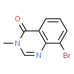 8-溴-3-甲基喹唑啉-4(3H)-酮结构式