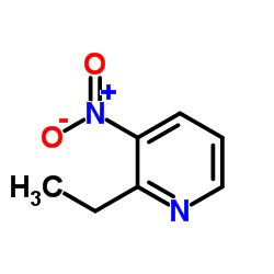 2-Ethyl-3-nitropyridine结构式