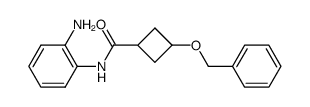 N-(2-aminophenyl)-3-(benzyloxy)cyclobutanecarboxamide Structure