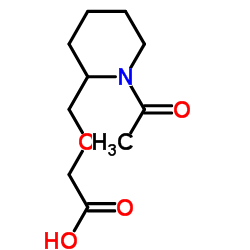 [(1-Acetyl-2-piperidinyl)methoxy]acetic acid结构式