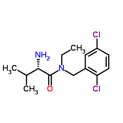 N-(2,5-Dichlorobenzyl)-N-ethyl-L-valinamide结构式