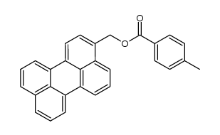 (perylen-3-yl)methyl 4-methylbenzoate结构式