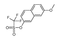 (7-methoxynaphthalen-2-yl) trifluoromethanesulfonate结构式