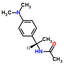 (s)-n-(1-(4-(dimethylamino)phenyl)ethyl)acetamide Structure