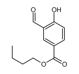 butyl 3-formyl-4-hydroxybenzoate Structure