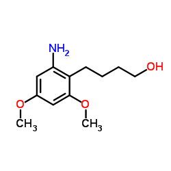 4-(2-Amino-4,6-dimethoxyphenyl)-1-butanol结构式