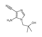 5-amino-1-(2-hydroxy-2-methylpropyl)-1H-imidazole-4-carbonitrile Structure