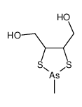 [5-(hydroxymethyl)-2-methyl-1,3,2-dithiarsolan-4-yl]methanol Structure