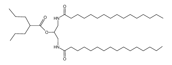 1,3-dihexadecanoylamino-2-valproyl-propan-ol Structure