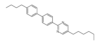 2-[4-(4-butylphenyl)phenyl]-5-hexylpyrimidine Structure