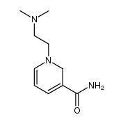 1-(2-(dimethylamino)ethyl)-1,2-dihydropyridine-3-carboxamide结构式