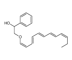 2-[(1E,3E,5E,7E,9E)-dodeca-1,3,5,7,9-pentaenoxy]-1-phenylethanol Structure