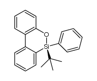 (R)-6-(tert-butyl)-6-phenyl-6H-dibenzo[c,e][1,2]oxasiline结构式