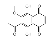 2-Acetyl-5,8-dihydroxy-3-methoxy-1,4-naphthoquinone Structure