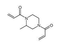 1-(3-methyl-4-prop-2-enoylpiperazin-1-yl)prop-2-en-1-one结构式
