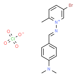 4-[(E)-(5-bromo-2-methyl-pyridin-1-yl)iminomethyl]-N,N-dimethyl-anilin e perchlorate picture