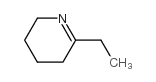 2-ETHYL-3,4,5,6-TETRAHYDROPYRIDINE structure