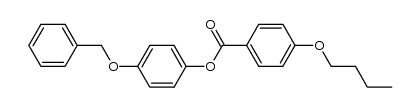 4-(benzyloxy)phenyl 4-butoxybenzoate Structure